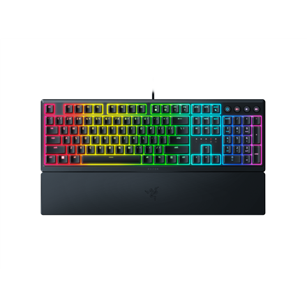 Razer Gaming Keyboard Ornata V3 Gaming keyboard Wired RGB LED light NORD Razer Mecha-Membrane Black