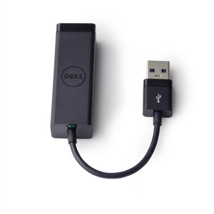 Dell – USB-A 3.0–Ethernet pāreja ar PXE sāknēšanu, melnā krāsā