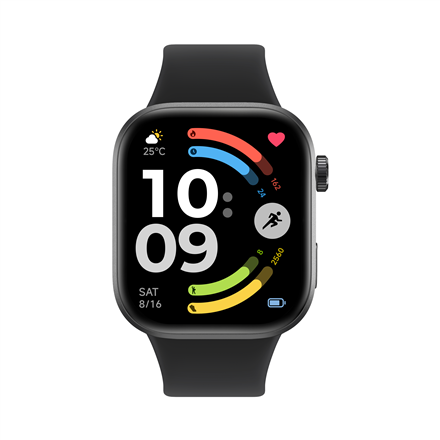 Xiaomi Redmi Watch 6 BHR08CIGL – AMOLED viedpulkstenis, GPS, 2,07 collu ekrāns, ūdensizturīgs, melns