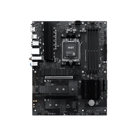 PRO B840-S EVO WIFI6E MSI Processor family AMD Processor socket AM5 Supported hard disk drive interfaces SATA, M.2 Number of SATA connectors 4