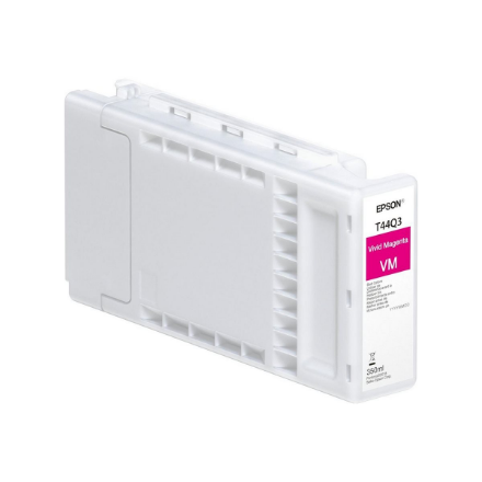 Epson C13T44Q34N / T44Q3 – Singlepack UltraChrome PRO 12 tintes kasetne, spilgta fuksīna, 350 ml
