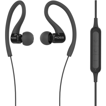 Koss BT232i – bezvadu Bluetooth ausīs ievietojamas austiņas ar mikrofonu, melnas