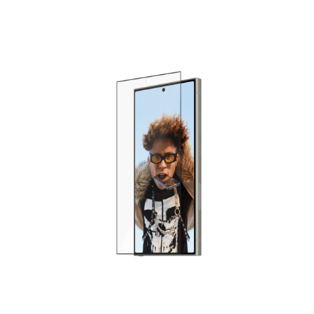 SAFE by PanzerGlass SARNUWFG38488 – Ultra-Wide Fit caurspīdīgs ekrāna aizsargstikls modelim Samsung Galaxy S25 Ultra, ar EasyAligner uzstādīšanas rāmi
