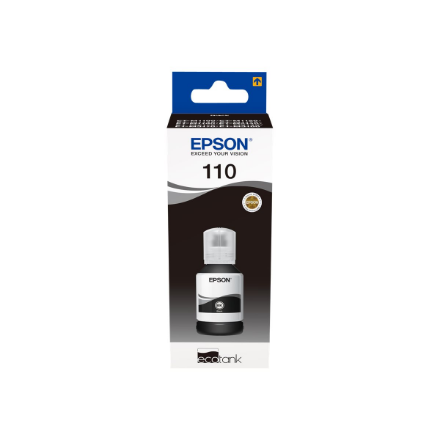 Epson 110 XL EcoTank tintes pudele, pigmenta melna