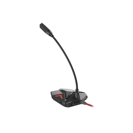 Genesis Radium 100 – USB 2.0 spēļu mikrofons, melns/sarkans