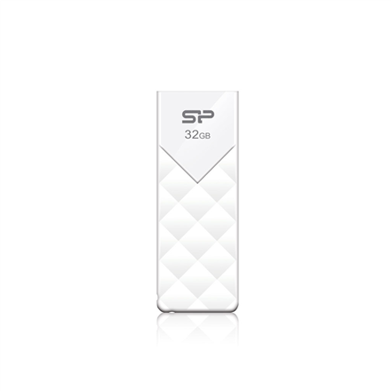Silicon Power Ultima U03 SP032GBUF2U03V1W – 32 GB USB-A zibatmiņa, balta