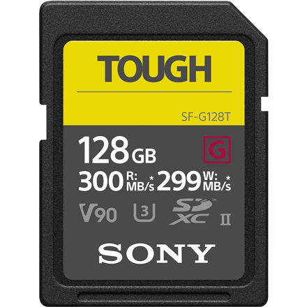 Sony TOUGH SF-G128T – 128 GB UHS-II SDXC atmiņas karte, 10. klase