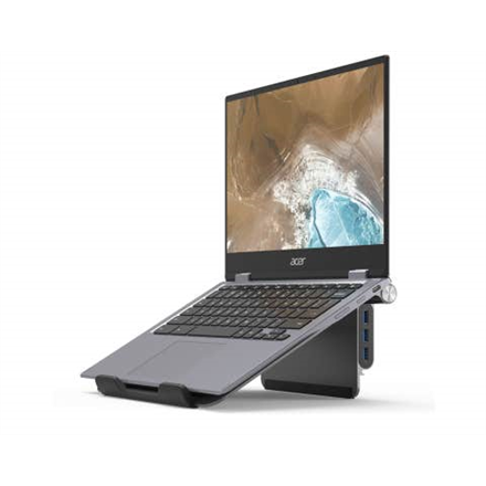 Acer 5-in-1 Docking Stand – monitora statīvs ar dokstaciju, 270 × 45 × 300 mm, sudraba