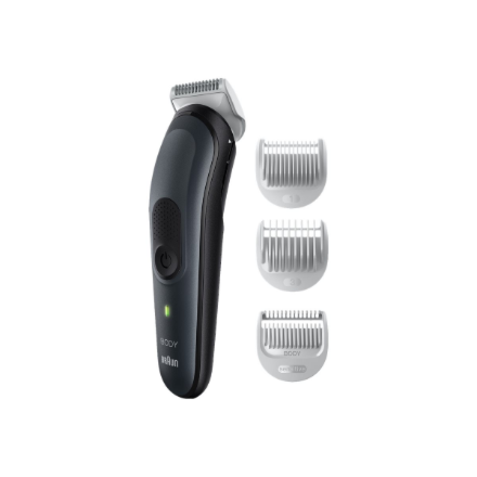 Braun BG3340 – cordless body groomer, black/grey