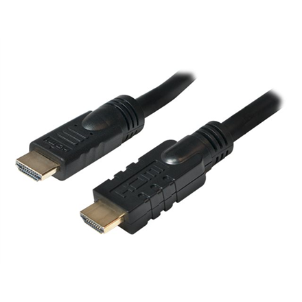 LogiLink CHA0020 – aktīvais HDMI spraudnis–spraudnis kabelis, 20 m, melns