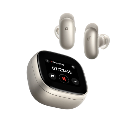 Anker Soundcore Pilnībā bezvadu austiņas Liberty 5 Pro Max Bluetooth Ausu tipa Mikrofons Titanium Gold Trokšņu slāpēšana Bezvadu