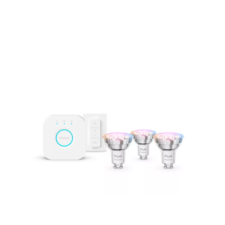 Philips Hue E WCA 345 GU10 3kit SW EU GU10 4.7 W 16 million colors, White and colored light