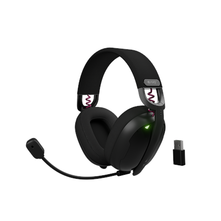 Fury Gaming Headset Fukiya F6 Bluetooth Over-Ear Microphone Black Wireless