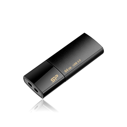 Silicon Power Blaze B05 SP016GBUF3B05V1K – 16 GB USB-A flash drive, black
