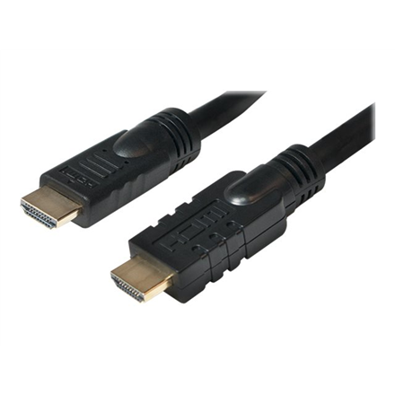 LogiLink CHA0025 – aktīvais HDMI spraudnis–spraudnis kabelis, 25 m, melns