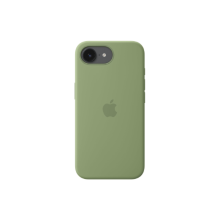 Apple MHWF4ZM/A – silikona futrālis iPhone 17e ar MagSafe, gaišu sūnu