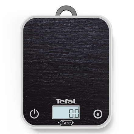 Tefal Optiss BC50D2V0 – elektroniskie virtuves svari, maksimālā slodze 5 kg, LCD displejs, melns