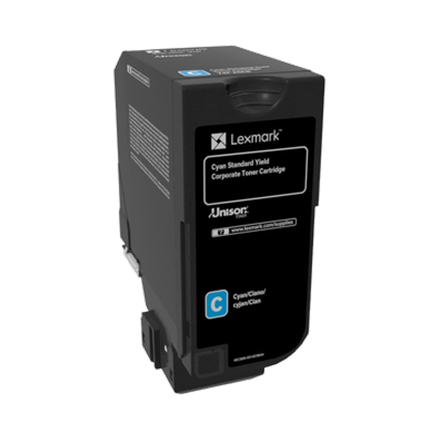 Lexmark 74C2SCE – Corporate programmas tonera kasetne, ciāna