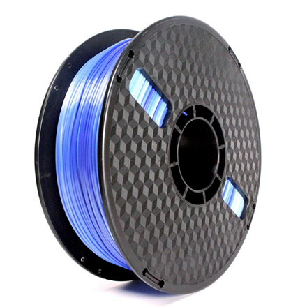 Flashforge 3DP-PLA-SK-01-ICE – zīda PLA 3D printera pavediens, 1.75 mm, 1 kg spole, ledus zila un tumši zila