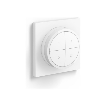 Philips Hue Tap gaismas vadības slēdzis ar grozāmu regulatoru, balts