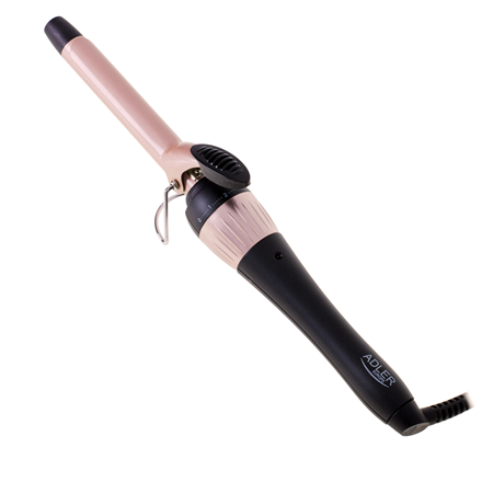 Adler AD 2116 – 36 W ceramic curling iron, 19 mm, up to 200 °C, black/pink