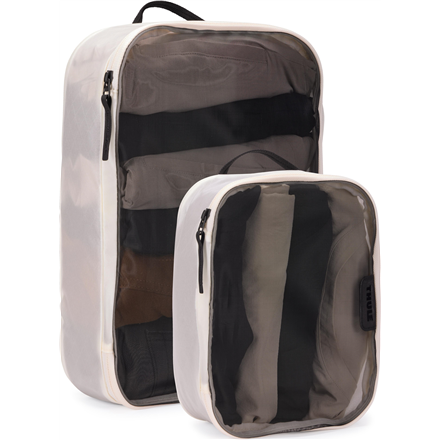 Thule Packing Cube Set 3205577 – ceļojumu organizatoru komplekts, 1 vidējs un 1 mazs, krāsa – balta