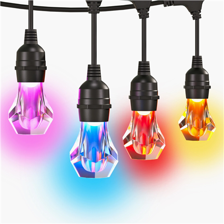 Nanoleaf Essentials Matter Smart Multicolour Outdoor String Lights Starter Kit 30m 16M+