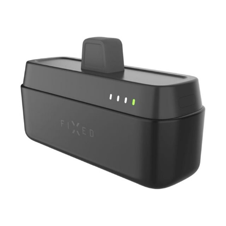 FIXED Zen 5 Plug-in FIXZEN-5PL-BK – 5000 mAh ārējais akumulators ar iebūvētu spraudni, USB-C 5 V/3 A, 9 V/2.22 A, 12 V/1.67 A, līdz 20 W, melns