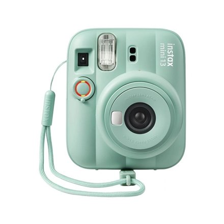 Fujifilm Instax mini 13 – analogā tūlītējās fotogrāfijas kamera, fokusēšana no 0.3 m, ISO 800, lagūnas zaļa