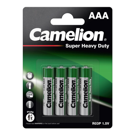 Camelion R03P-BP4G AAA/LR03 Super Heavy Duty 4 pc(s)