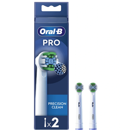 Oral-B EB20RX-2 – Precision Clean rezerves birstes uzgaļi, pieaugušajiem, 2 gab., balts