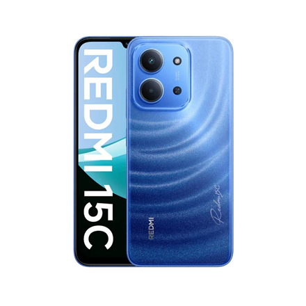 Xiaomi Redmi 15C 4G Moonlight Blue 6.9 " IPS LCD 720 x 1600 pixels Mediatek Internal RAM 4 GB 128 GB Dual SIM 4G Main camera resolution 50 MP Secondary camera resolution 8 MP Android 13 6000 mAh