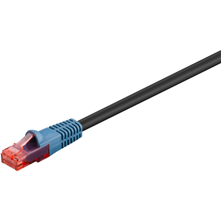 Goobay CAT 6 Outdoor-patch cable, U/UTP 94393 Black RJ45 male (8P8C) RJ45 male (8P8C)
