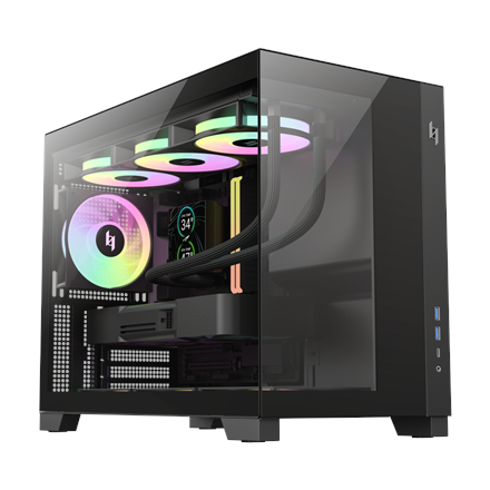 Gamemax Case NEX C33 BK MATX/BTF