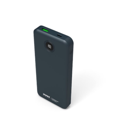 PORT CONNECT portatīvais lādētājs, 2 X USB-C, PD, 10000 mAh, zila