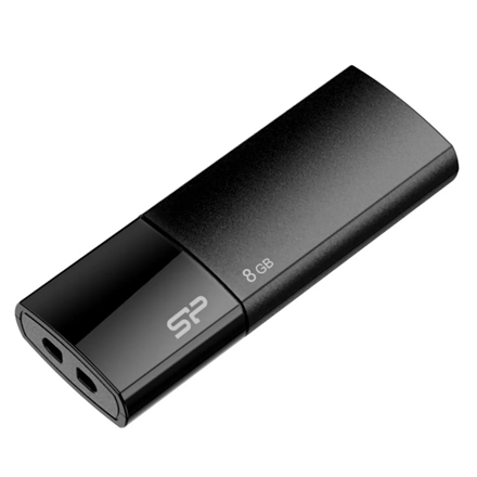 Silicon Power Ultima U05 SP008GBUF2U05V1K – 8 GB USB-A zibatmiņa, melna