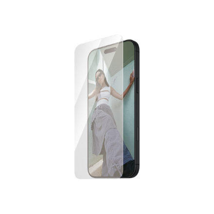 PanzerGlass Ultra-Wide Fit – Ultra-Wide Fit caurspīdīgs ekrāna aizsargstikls modelim Apple iPhone 16 Pro