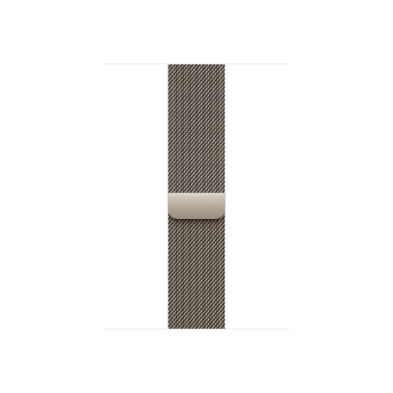 Apple Watch MGJ34ZM/A – 46 mm dabīgas krāsas Milanese Loop siksniņa, M/L
