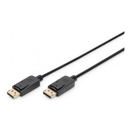 DIGITUS AK-340100-010-S – DisplayPort kabelis ar diviem spraudņiem, 1 m
