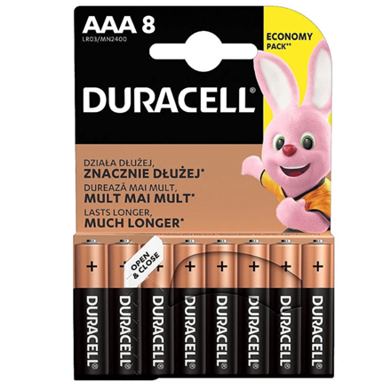 Duracell Basic MN2400 BL8 AAA Alkaline