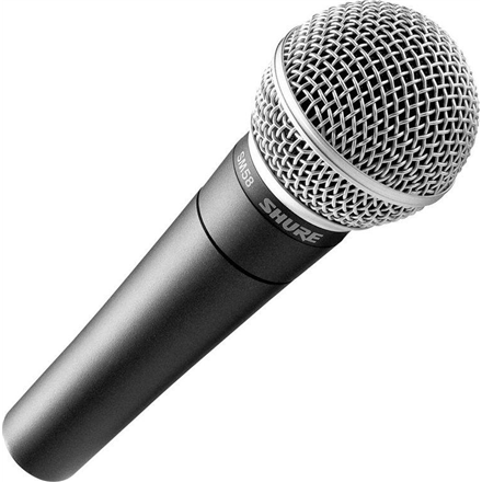 Shure SM58SE – ieslēdzams kardioīds dinamisks vokālais mikrofons, tumši pelēks