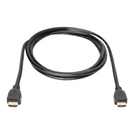 DIGITUS AK-330124-020-S – Ultra High Speed HDMI with Ethernet Type-A kabelis ar diviem spraudņiem, 2 m