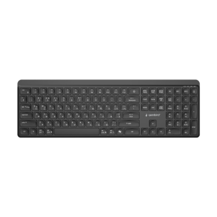 Gembird KB-WPS-03-CYRL Keyboard Wireless Cyrillic Bluetooth Black