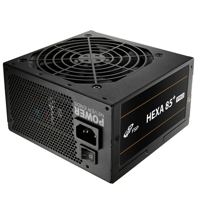 FSP HEXA 85+ PRO 450 – barošanas bloks, 450 W, melns