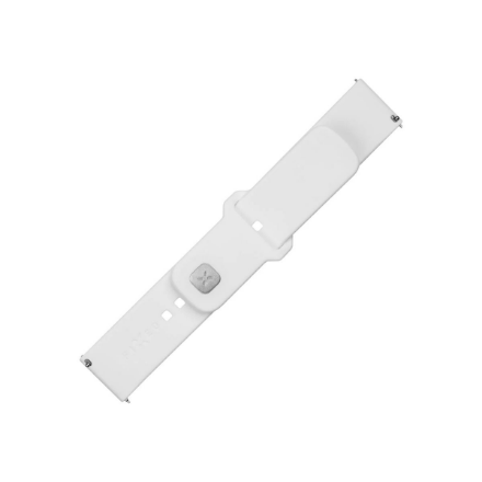 FIXED Sporty FIXSST2-22MM-WH – silikona pulksteņa siksniņa, 22 mm, smartwatches, 160–235 mm, ātri noņemams, balts