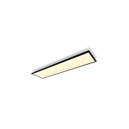 Philips Hue Aurelle rectangular panel light, Black, 120 x 30 cm 2200-6500 Hue White Ambiance