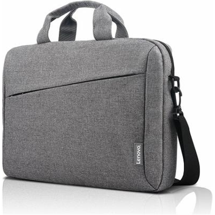 Lenovo Essential 15.6-inch Laptop Casual Toploader T210 Grey Messenger-Briefcase Shoulder strap Grey