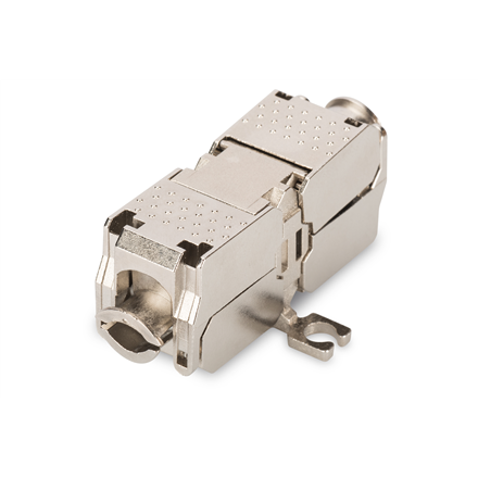 DIGITUS DN-93909 – pilnībā ekranēts uz vietas montējams CAT 6A savienotājs, 500 MHz, AWG 22–26, 26 × 35 × 80 mm