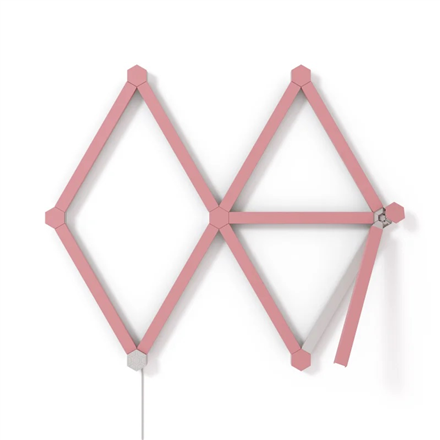 Nanoleaf Lines Skins – matēti rozā pārsegi, 9 gab.