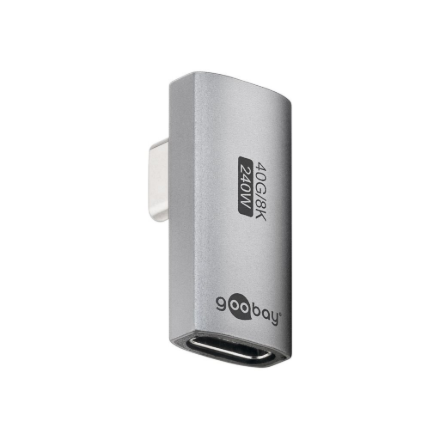 Goobay 74443 USB-C USB4 adapteris, vertikāls 90° leņķis